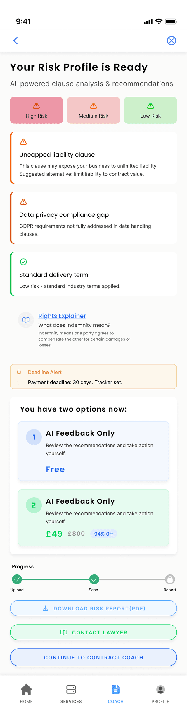 SME Risk Scanner demo